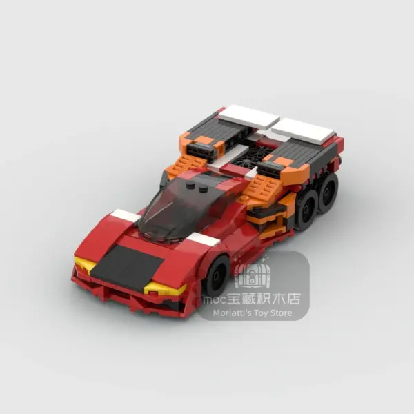 MegaHouse VA Racing Sports Car Building Blocks - Image 2