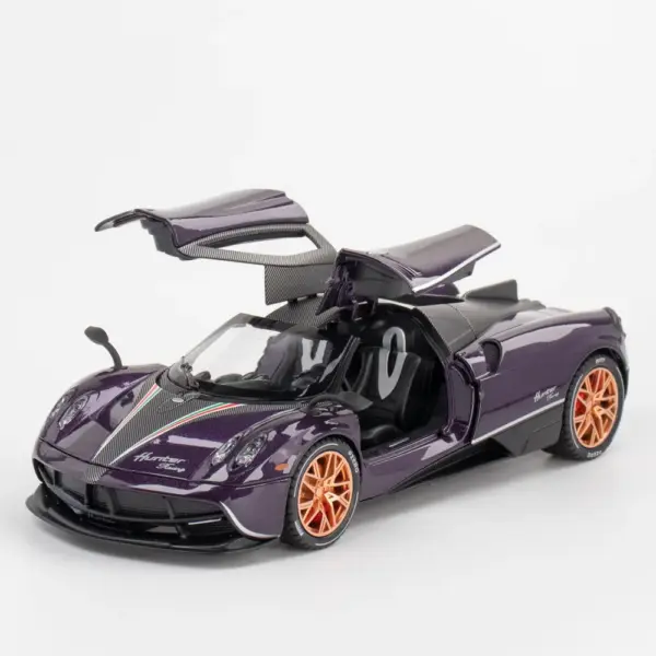 1:22 Scale Pagani Huayra Diecast Racing Car Model - Image 9