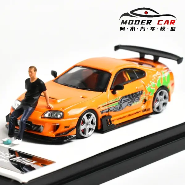 TM 1:64 Scale SUPRA A80Z Diecast Car - Image 6