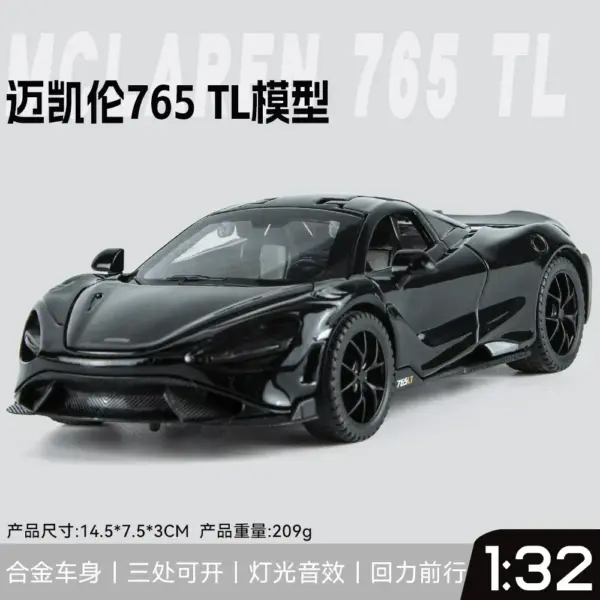 1:32 McLaren 765LT Diecast Model Car - Image 8