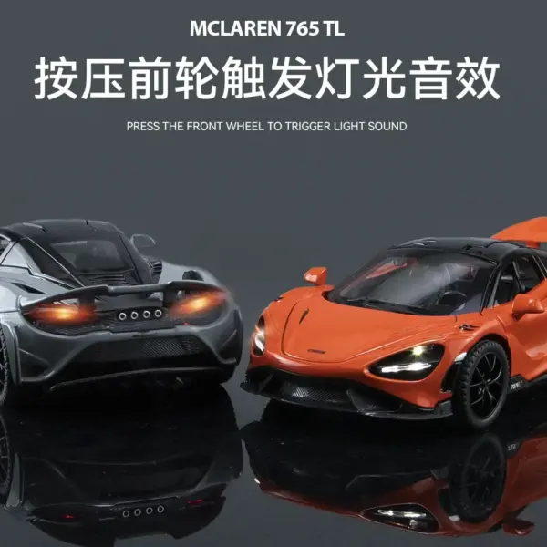 1:32 McLaren 765LT Diecast Model Car - Image 2