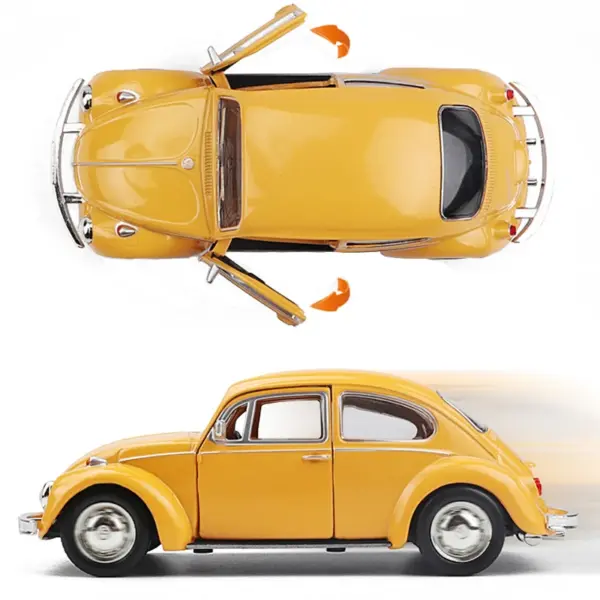 1:36 Volkswagen Beetle Classic Diecast Model - Image 6