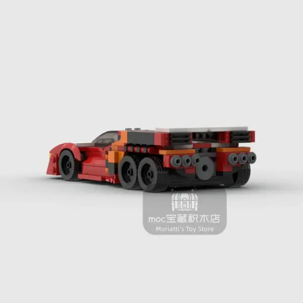 MegaHouse VA Racing Sports Car Building Blocks - Image 3