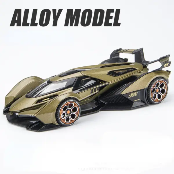 1/22 Scale LamBor V12GT Alloy Diecast Car - Image 9