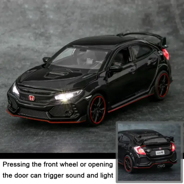 1:32 Honda CIVIC TYPE-R Diecast Model Car - Image 2