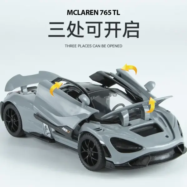 1:32 McLaren 765LT Diecast Model Car - Image 4