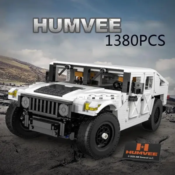 1:8 Scale Military Hummer Model RC Vehicle - Image 2