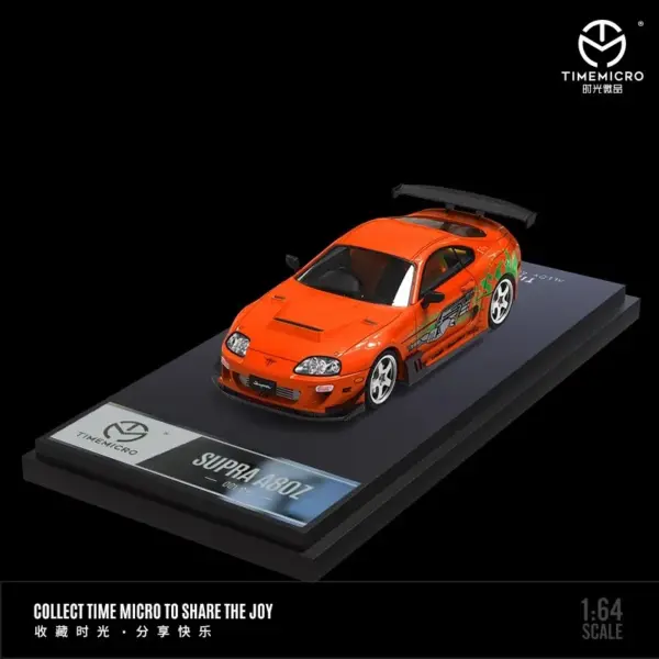 TM 1:64 Scale SUPRA A80Z Diecast Car - Image 5