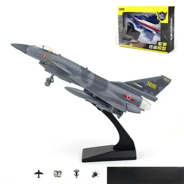 Diecast Alloy J-10 Fighter Jet Model - Image 10