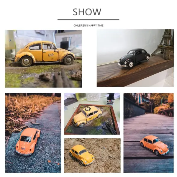 1:36 Volkswagen Beetle Classic Diecast Model - Image 3