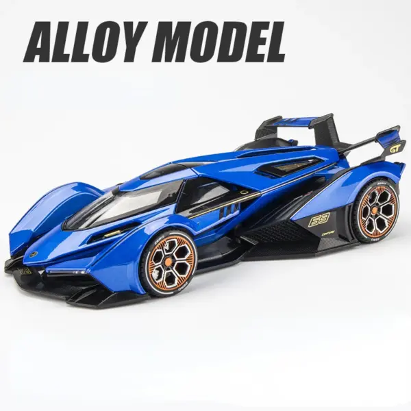 1/22 Scale LamBor V12GT Alloy Diecast Car - Image 7