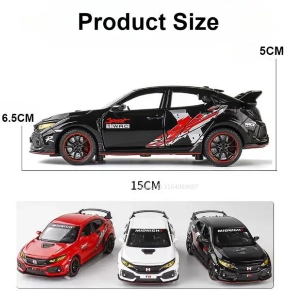 Scale 1:32 CIVIC TYPE-R Car Model Toy - Image 5