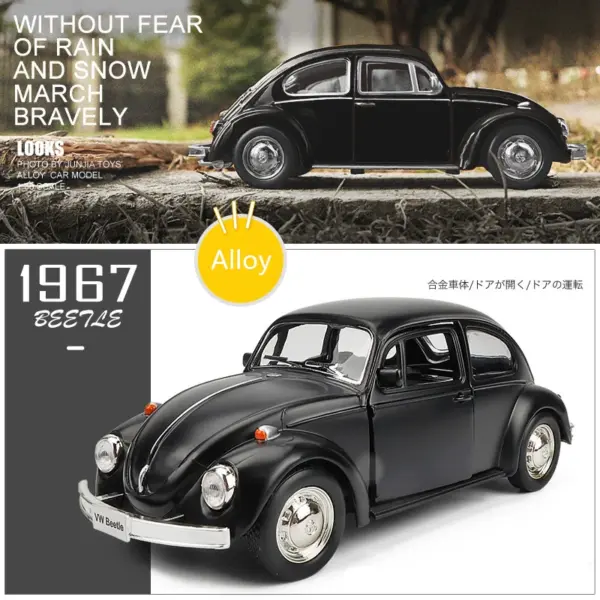 1:36 Volkswagen Beetle Classic Diecast Model - Image 10