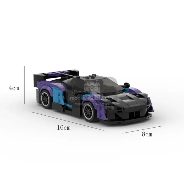 389pcs Racing Sports Car Building Blocks Set - Image 5