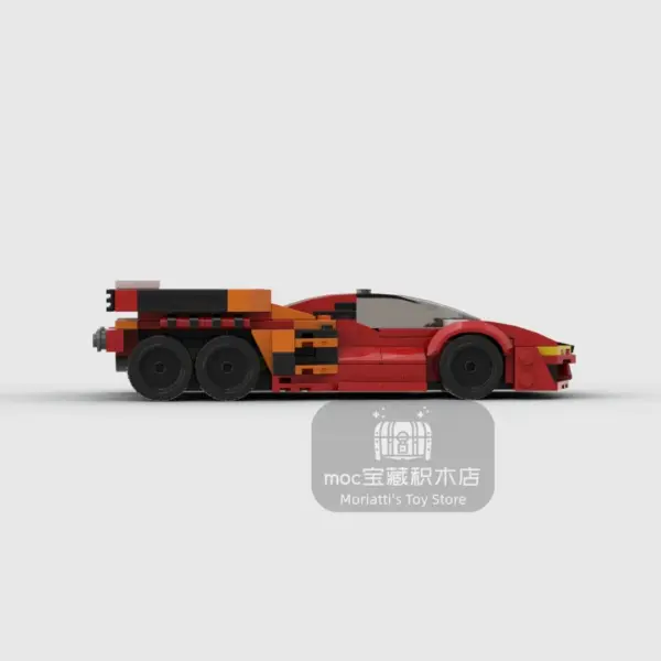 MegaHouse VA Racing Sports Car Building Blocks - Image 4