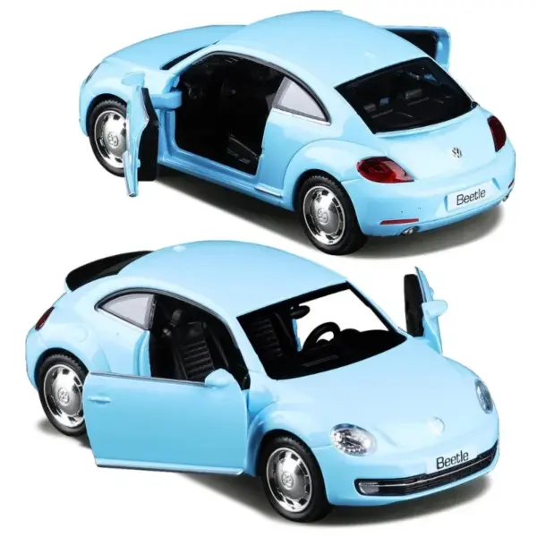 1:36 Volkswagen Beetle Diecast Pull Back Car - Image 4