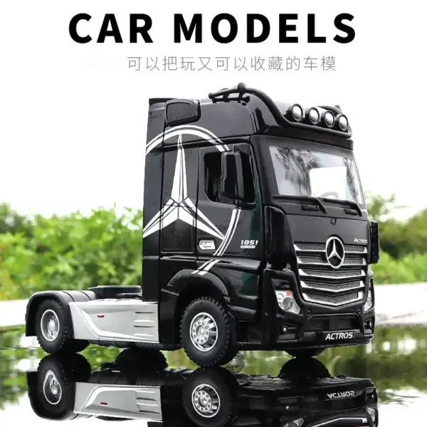 1:24 Diecast Mercedes-Benz Truck Model - Image 2