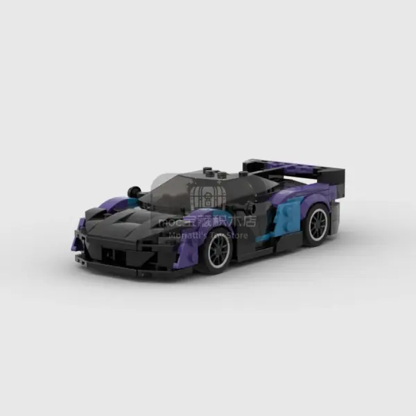 389pcs Racing Sports Car Building Blocks Set - Image 2