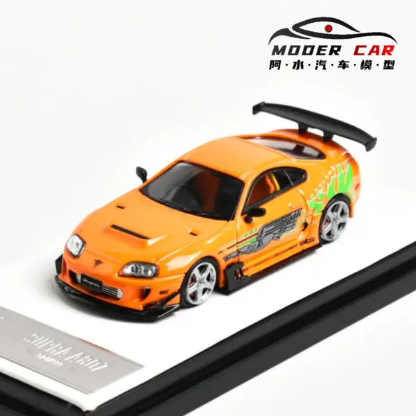 TM 1:64 Scale SUPRA A80Z Diecast Car - Image 2