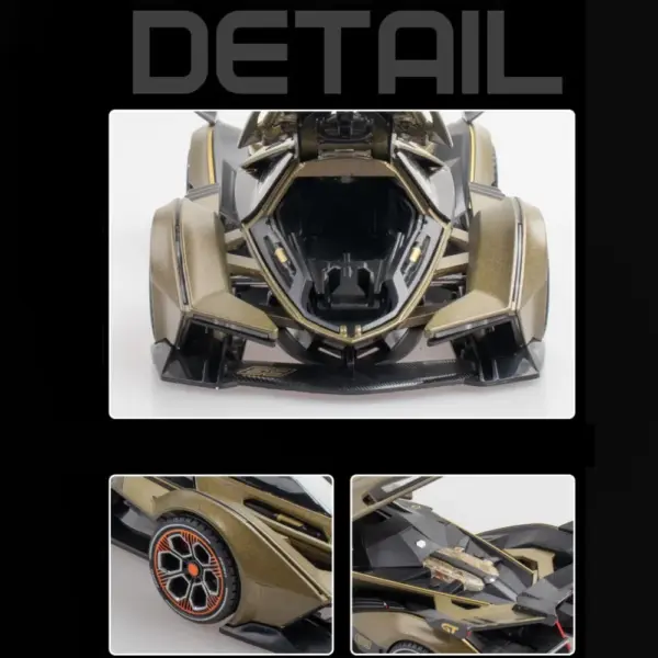 1/22 Scale LamBor V12GT Alloy Diecast Car - Image 2