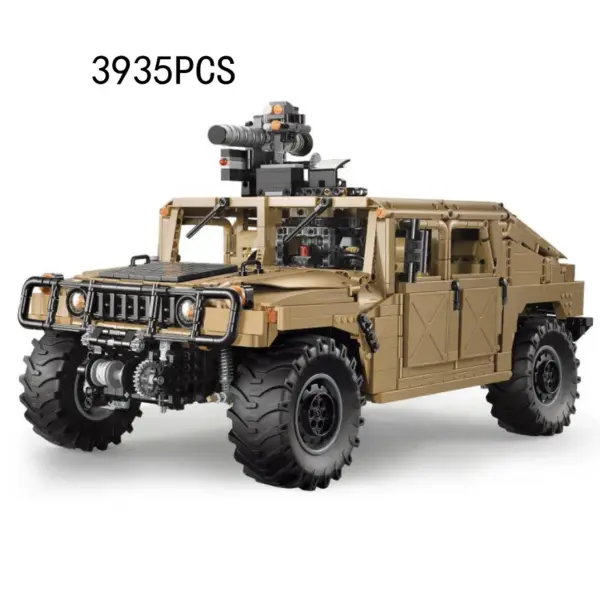 1:8 Scale Military Hummer Model RC Vehicle - Image 4