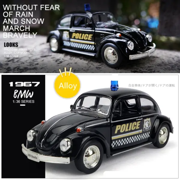 1:36 Volkswagen Beetle Classic Diecast Model - Image 11