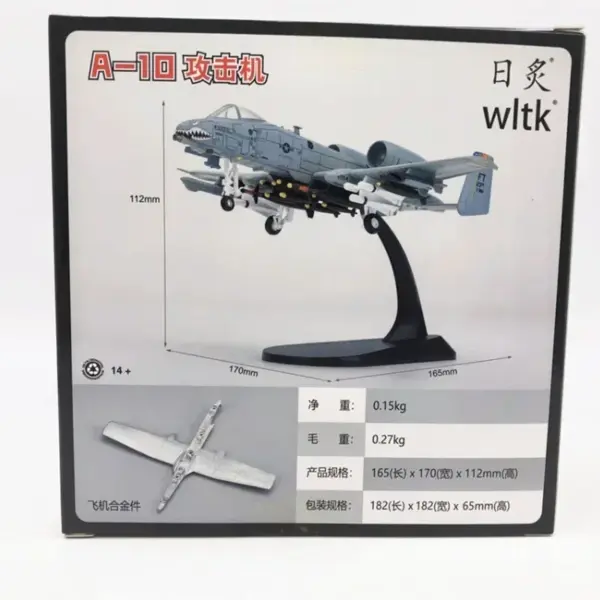 1/100 Scale A-10A Diecast Metal Aircraft Model - Image 3