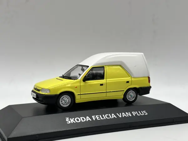 1/43 Scale Škoda Felicia Van Alloy Model Toy