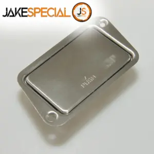 Stainless Steel 9V Battery Box for Guitar