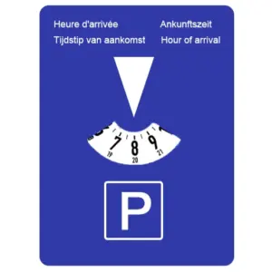 Car Parking Disc Timer with Adjustable Clock