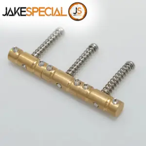 Brass Electric Guitar Bridge Saddles Set of 3