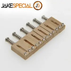 Brass Bridge Saddles Set for ST Style Guitars