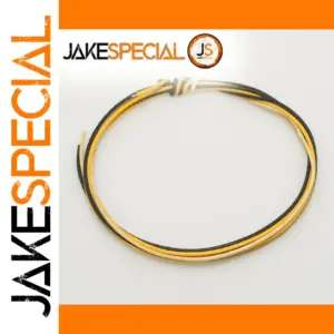 30 Feet Retro Style Guitar Cord Black Gold