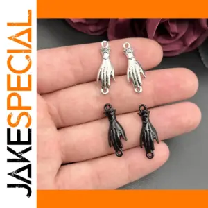 Retro Victorian Gloved Hand Connector Charms