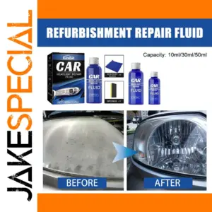 Car Headlight Repair Fluid 30ml with UV Protection