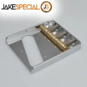 TLcaster Electric Guitar Bridge with Brass Saddles