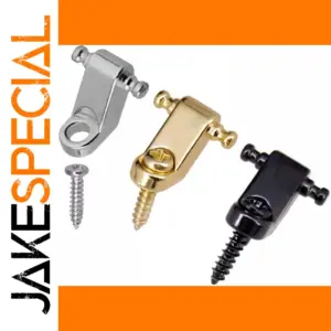 Electric Guitar String Retainers - Chrome Gold Black