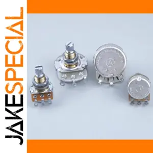 Alpha Brass Shaft Potentiometers for Guitars