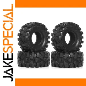 4PCS 1.0 Inch RC Crawler Tires for SCX24 TRX4M