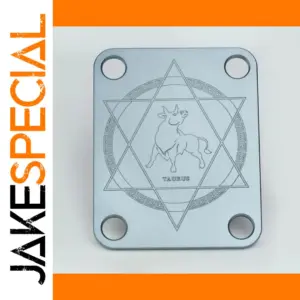 Taurus Neck Plate for Guitar Metal Finish