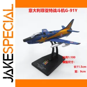 Fiat G-91Y Fighter Jet 1:100 Diecast Model
