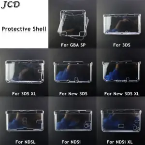 Clear Hard Shell Cases for Nintendo Devices