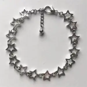 Silver Star Charm Bracelet for Punk Aesthetic