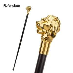 Gold Lion Head Luxury Walking Stick 93cm