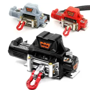 1/10 Scale RC Climbing Car Winch Black Red Grey