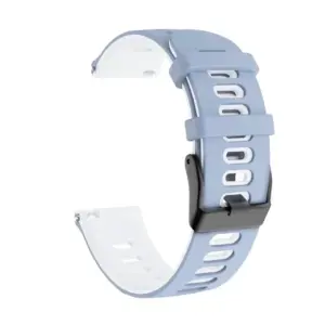 Light Blue Silicone Strap for Garmin Huawei Watches