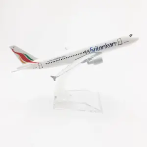 Sri Lanka Airlines A320 Alloy Model 16cm Display