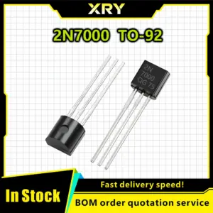 100PCS 2N7000 TO-92 N-Channel FET Transistors