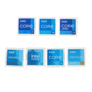 Intel CPU Sticker Set for DIY Projects