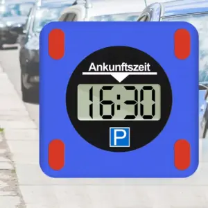 Wireless Parking Disc with LCD Dual Screen